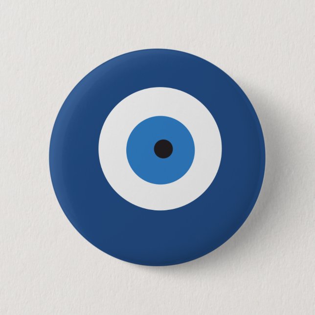 Greek Eye 6 Cm Round Badge (Front)