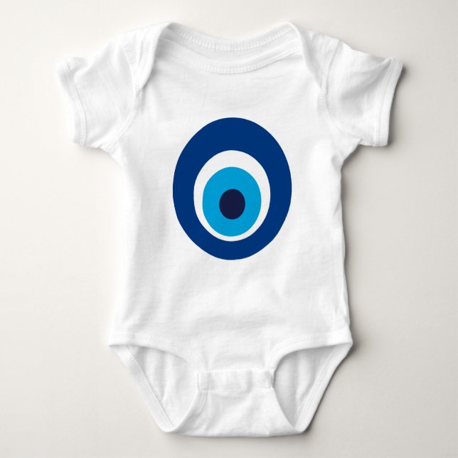 Greek eye baby bodysuit (Front)