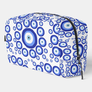 Greek Eye Good Luck Symbol Pattern Dopp Kit