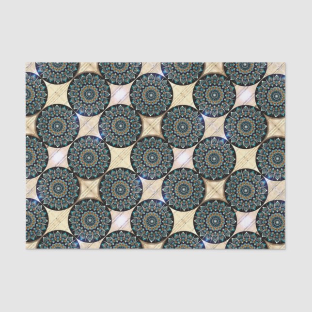 Greek Eye Mandala Tissue Paper (Front)
