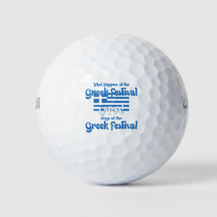 greek festival golf balls