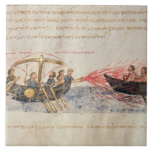 Greek fire (vellum) tile