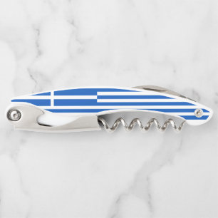 Greek flag corkscrew