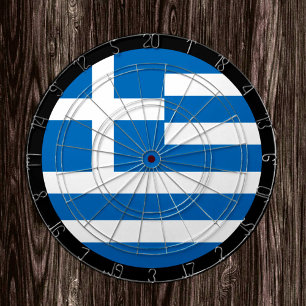 Greek Flag Dartboard & Greece / game board
