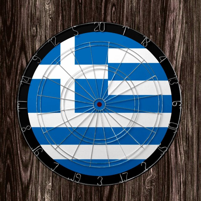 Greek Flag Dartboard & Greece / game board (Creator Uploaded)