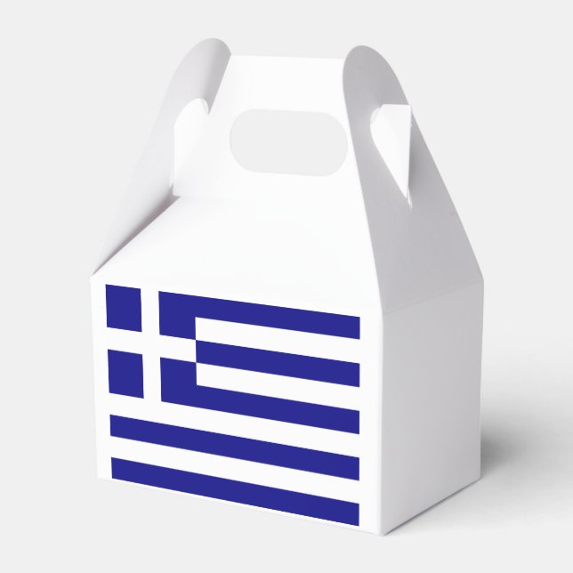 Greek Flag Favour Box (Back Side)