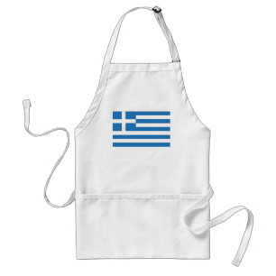 Greek Flag, Flag of Greece Standard Apron
