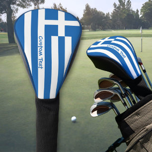 Greek Flag Golf Head Cover