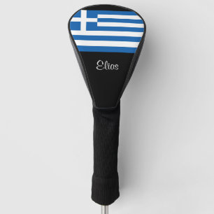 Greek Flag Greece Custom Name Golf Head Cover