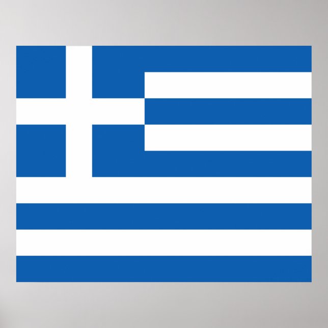 Greek Flag (Greece) Poster (Front)