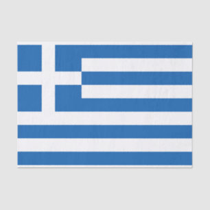 Greek Flag (Greece) Tissue Paper