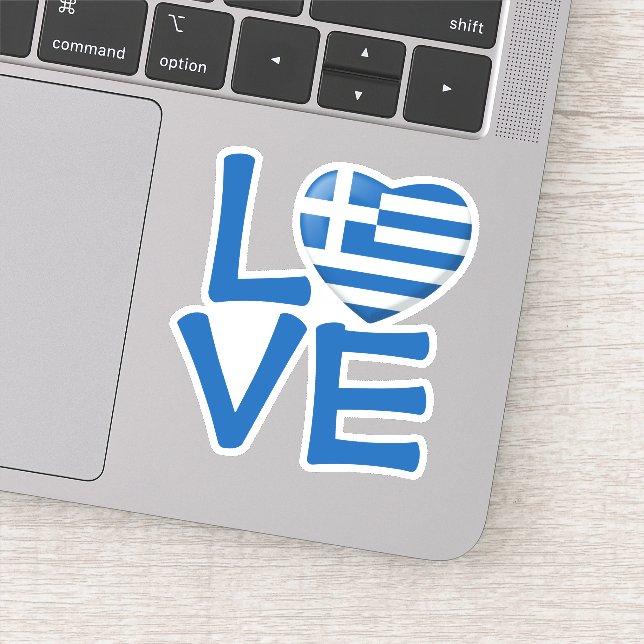 Greek Flag Heart (Detail)