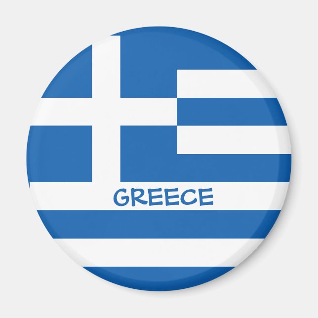 Greek Flag Magnet (Front)