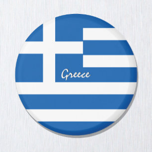 Greek flag Magnet, travel, Holiday Greece Magnet