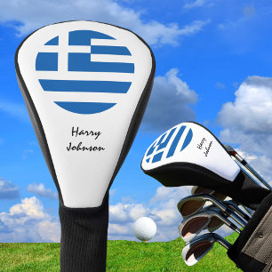 Greek Flag & Monogrammed Golf Clubs Covers Greece
