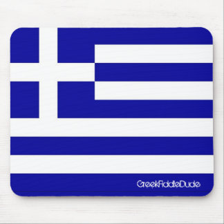 Greek Flag Mouse Pad