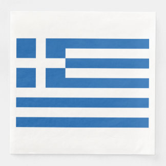 Greek Flag Paper Napkin