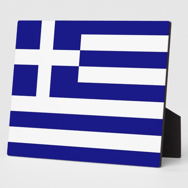 Greek Flag Plaque (Side)