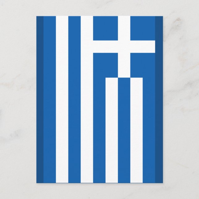 Greek Flag Postcard (Front)