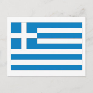 Greek Flag Postcard