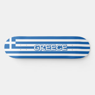 Greek Flag Skateboard