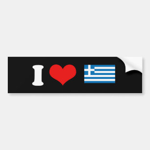 Greek Flag T-shirts and Gifts Bumper Sticker