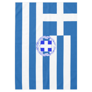 Greek flag tablecloth