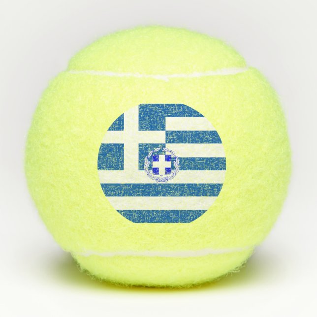 Greek flag tennis balls (Front)