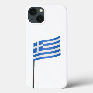 Greek flag toothpick iPhone 13 case