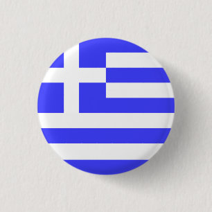Greek Flag Total 3 Cm Round Badge