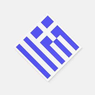 Greek Flag Total Napkin