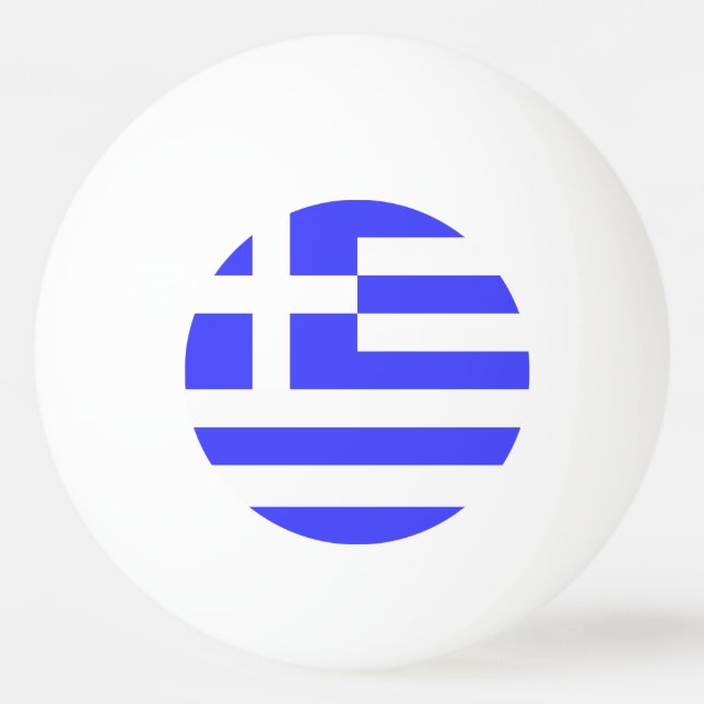 Greek Flag Totally Ping Pong Ball (Front)