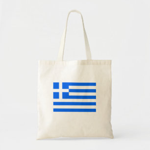 Greek Flag Tote Bag