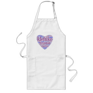 Greek Food Long Apron