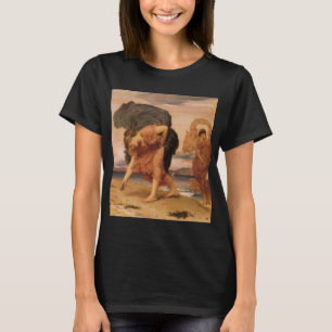 Greek Girls Picking Up Pebbles By Lord Leighton T-Shirt