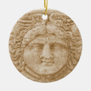 Greek God HERMES Ceramic Tree Decoration