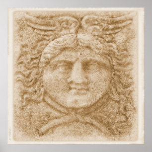 Greek God Hermes PICTURE ancient image of Hermes Poster