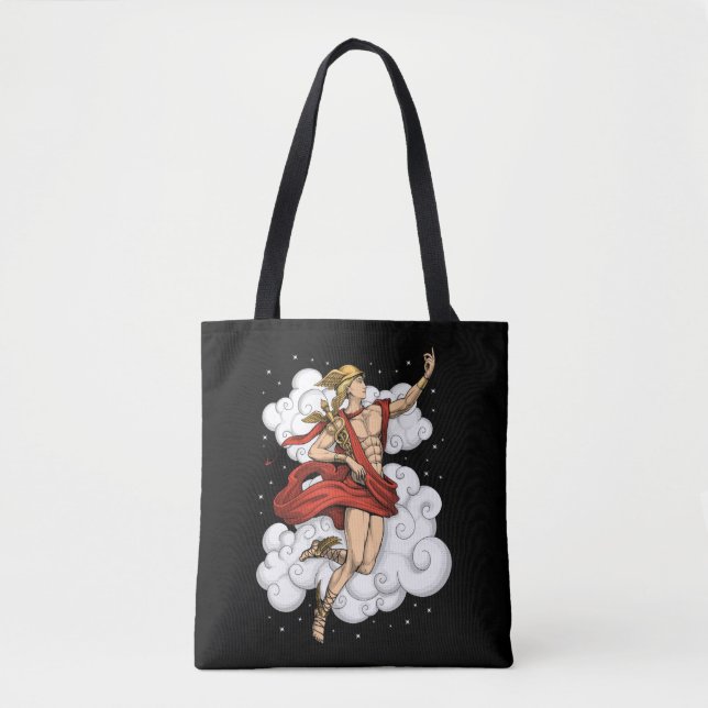 Greek God Hermes Tote Bag (Front)