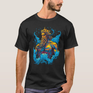 Greek God Poseidon Greek Mythology Neptune T-Shirt