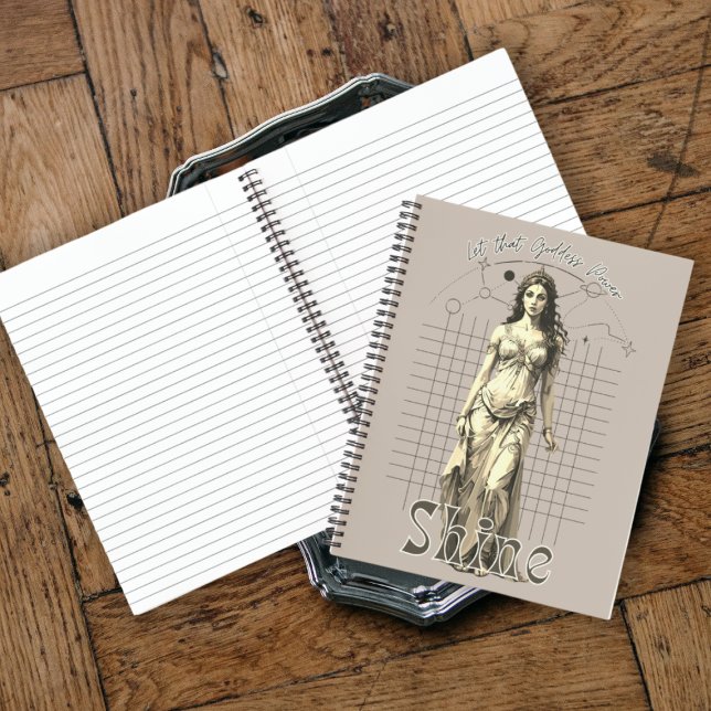 Greek Goddess Aphrodite Customisable Notebook (Creator Uploaded)