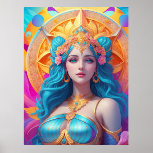 Greek Goddess Aphrodite in Her Splendour Poster