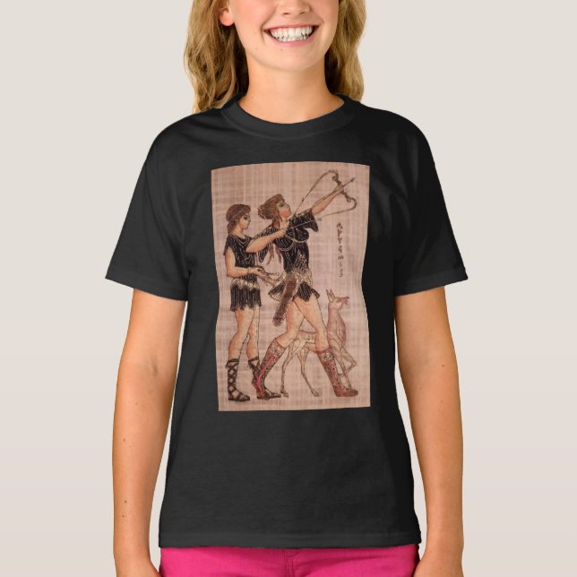 Greek Goddess Artemis Basic Girl's T-shirt (Front)
