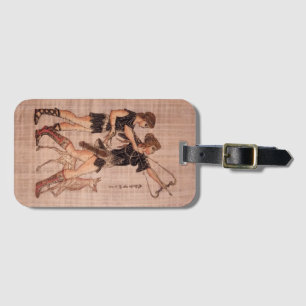 Greek Goddess Artemis Luggage Tag