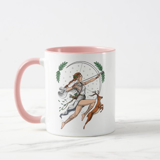 Greek Goddess Artemis Mug (Left)