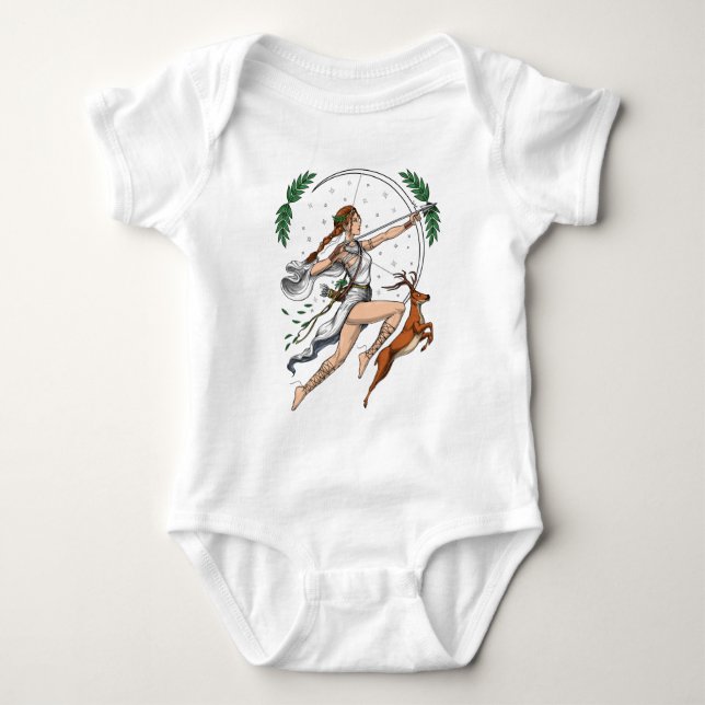 Greek Goddess Artemis T-Shirt (Front)