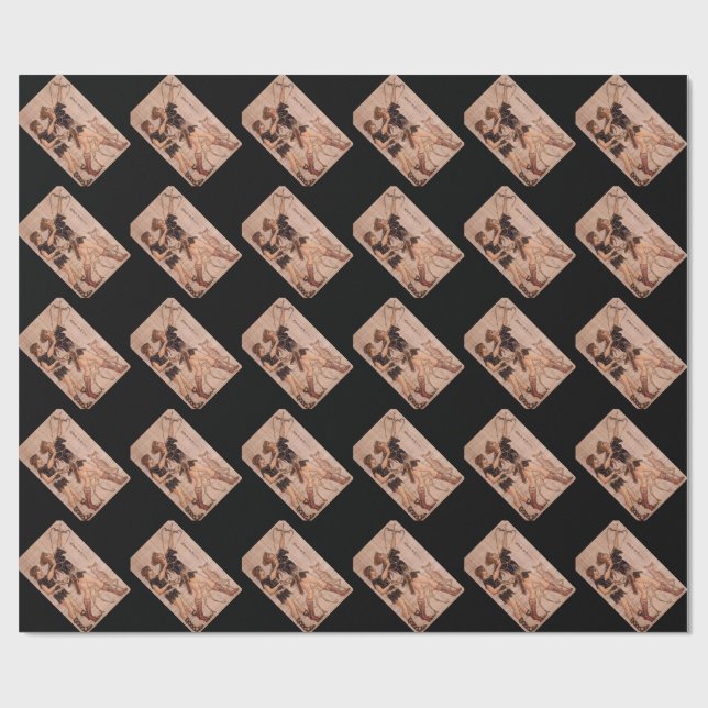 Greek Goddess Artemis Wrapping Paper (Flat)