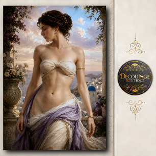 Greek Goddess by the Sea Tissue Paper