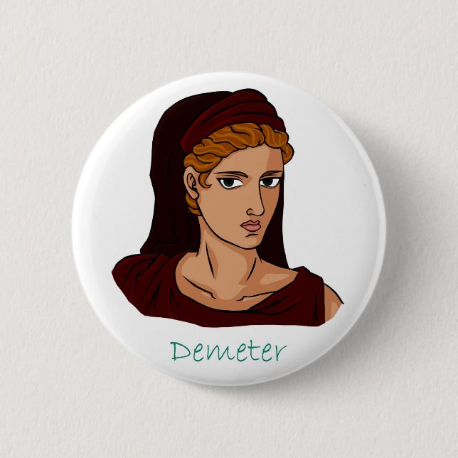 Greek Goddess - Demeter Badge (Front)