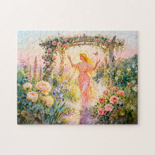 Greek Goddess Eos Rose Sunrise Jigsaw Puzzle