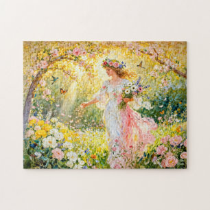 Greek Goddess Flores in Garden Jigsaw Puzzle